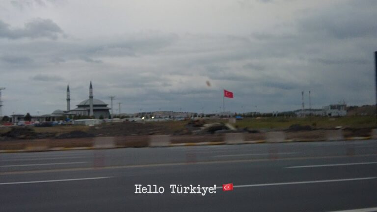 Turkey Travel Vlog: 13-Hour flight! Elite Airport Transfer + First Rooftop Dinner in Turkey 🇹🇷