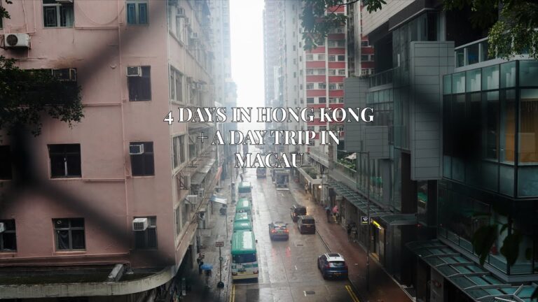 4 Days in Hong Kong + a day trip to Macao (Travel Vlog)